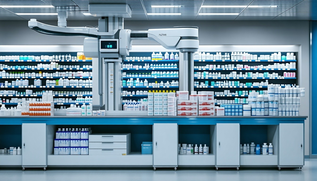 Automated pharmacy workflow system interface