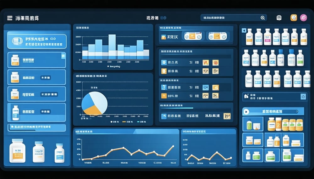 Pharmacy software dashboard